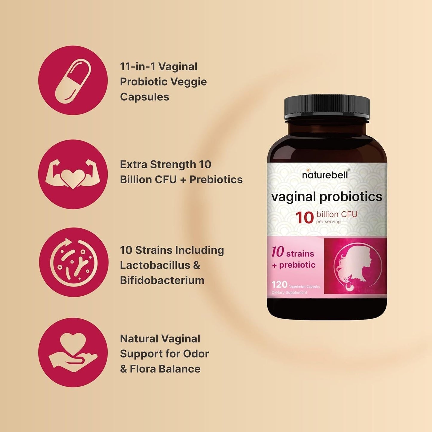 Women's Probiotic Supplement for Vaginal Health