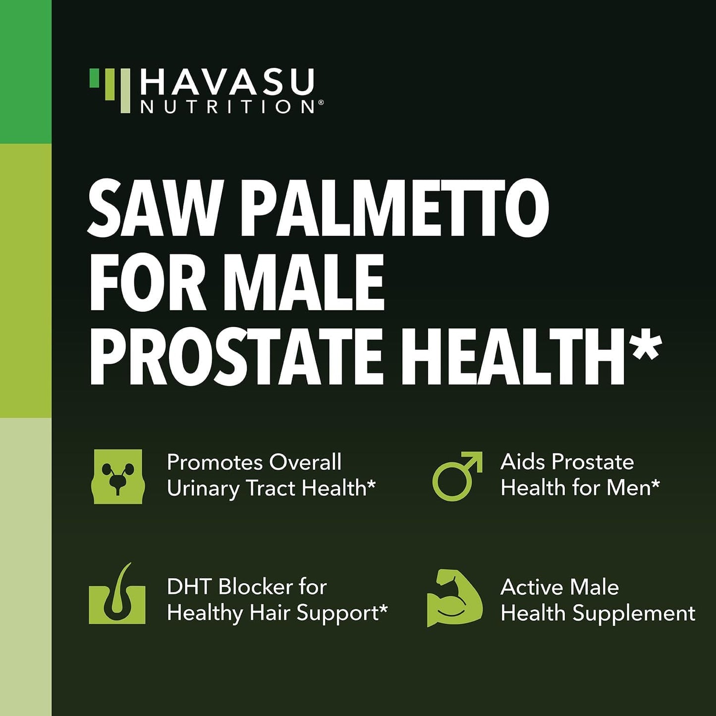 Saw Palmetto Supplement for Prostate and Hair Health