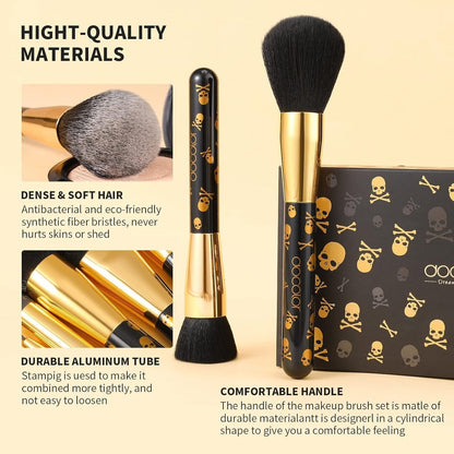 Trendy Makeup Brush Kit - 12 Piece Set