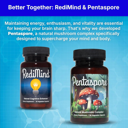 Brain Boost Supplement 30 Capsules - Improved Focus & Clarity