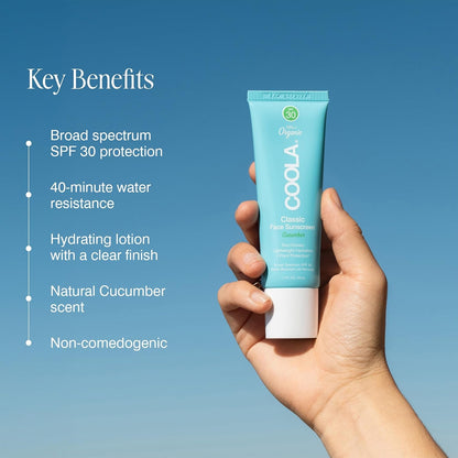Natural Daily Face Sunscreen SPF 30 Moisturizing Cream