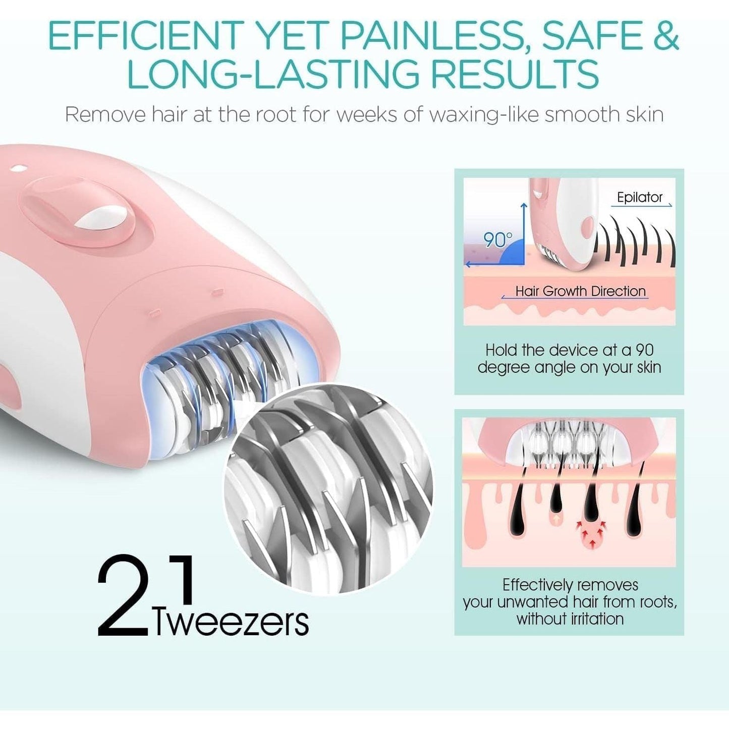 Portable 4-In-1 Hair Remover for Women