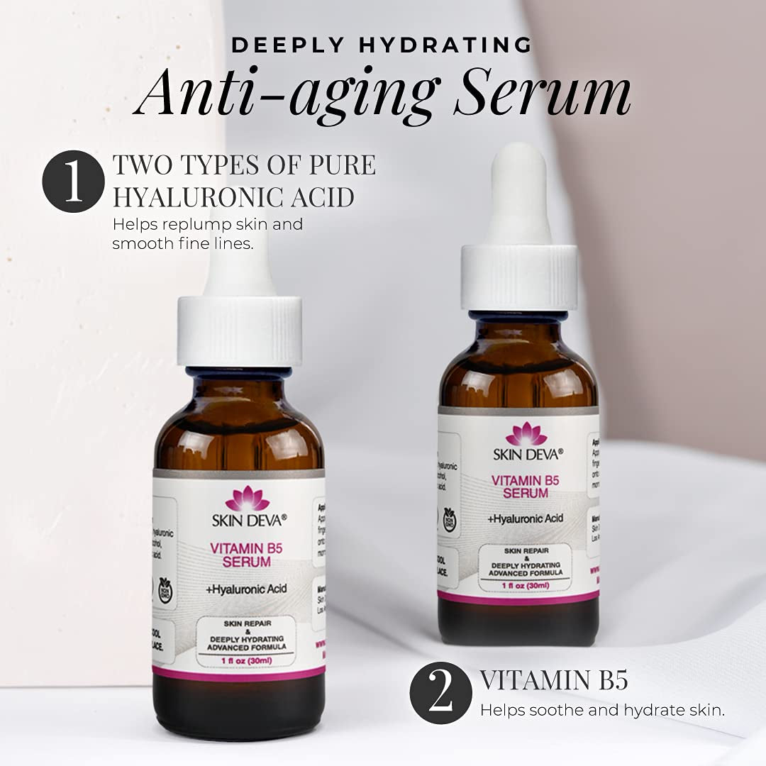 Nourishing Vitamin B5 Face Serum with Hyaluronic Acid