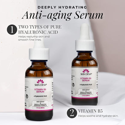 Nourishing Vitamin B5 Face Serum with Hyaluronic Acid