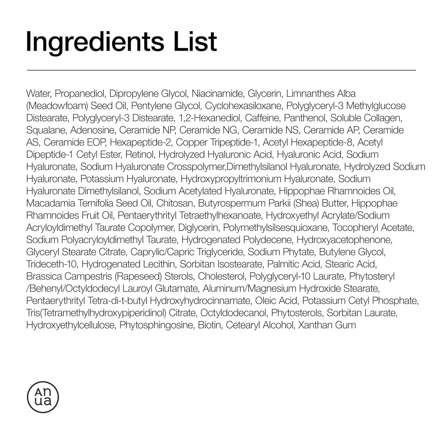 Anti Aging Eye Cream with Retinol and Caffeine