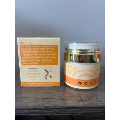 Natural Turmeric Face Cream with Vitamin C Moisturizer