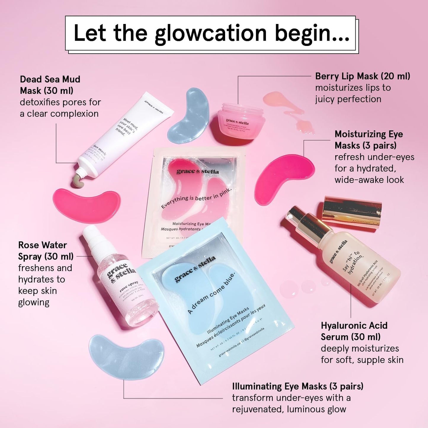 Natural Vegan Skincare Gift Set for Glowing Skin