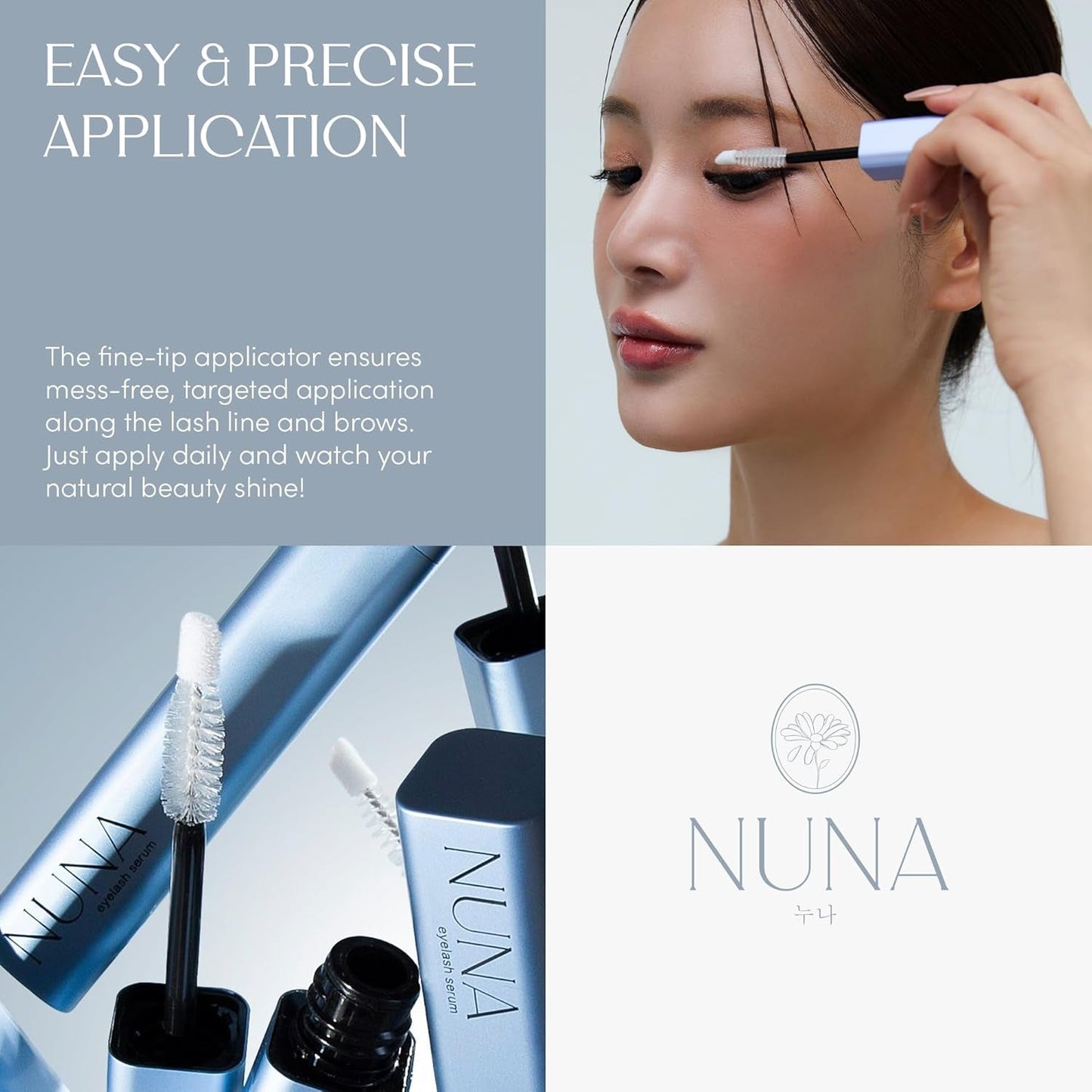Natural Lash Growth Serum with Peptides and Biotin