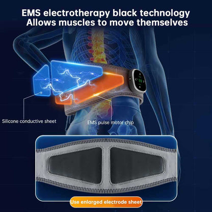 Electric Heat Wrap Back Massager Belt for Pain Relief