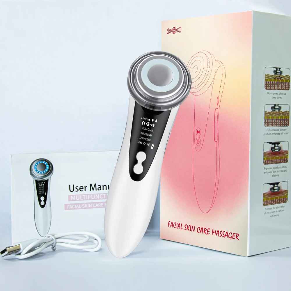 7-in-1 LED Facial EMS Lifting & Vibration Massager