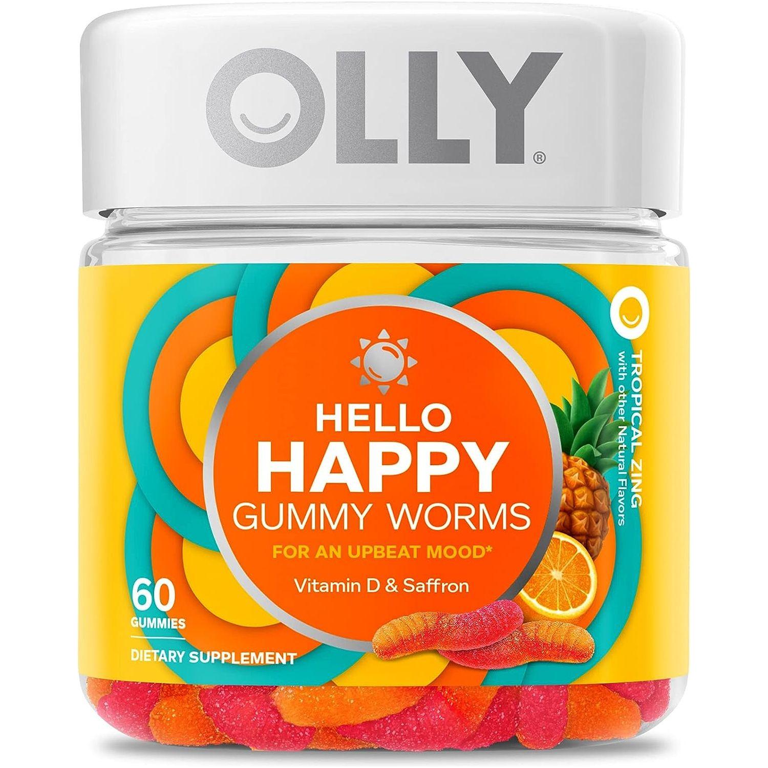 Happy Mood Gummy Vitamins 60 Count - Mycosmeticslondon