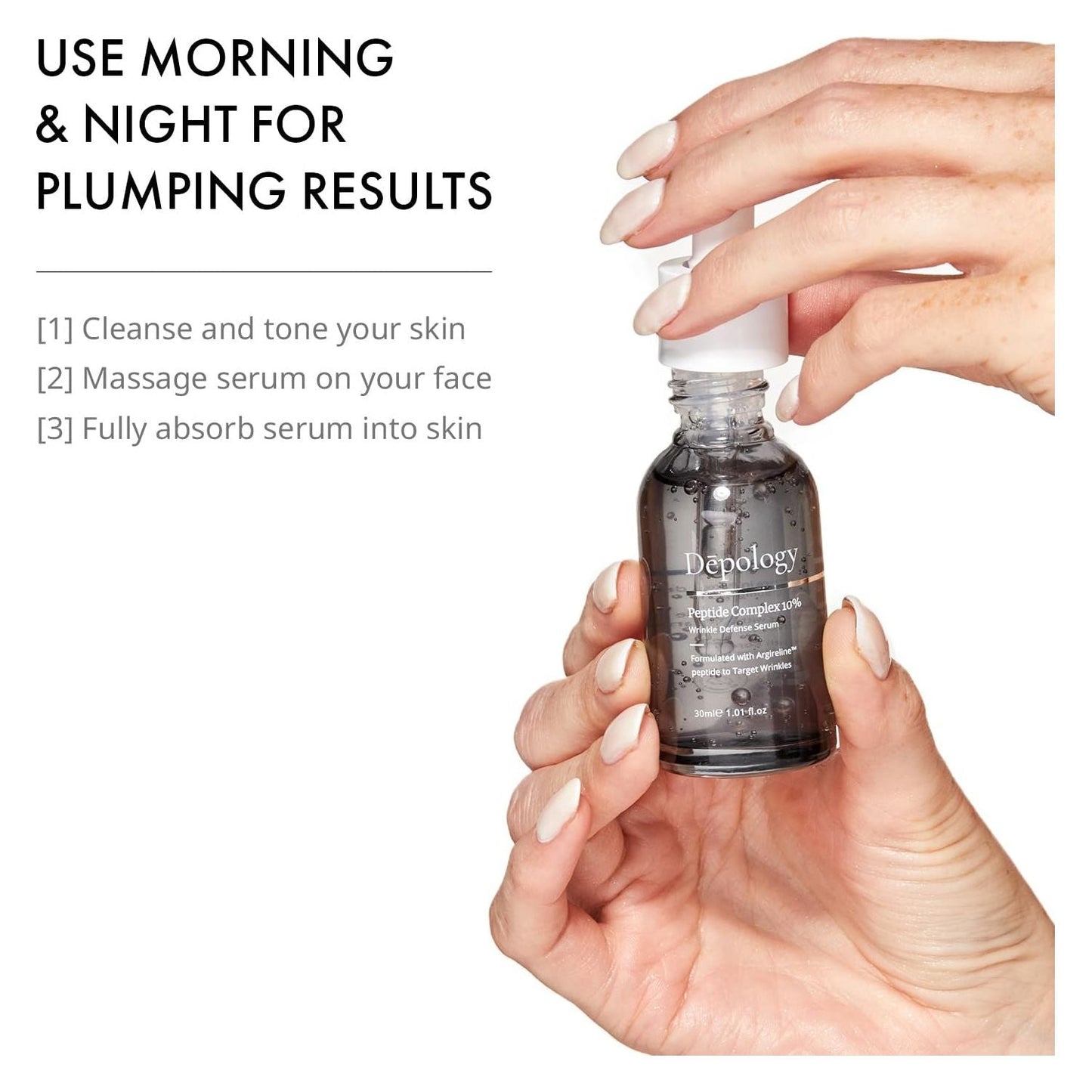 Anti Aging Peptide Serum 10% Wrinkle Reduction Treatment