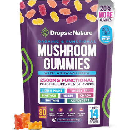 Natural Immune Boost Mushroom Gummies - Mycosmeticslondon