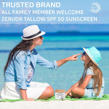 Natural SPF 50 Moisturizing Sunscreen for Sensitive Skin