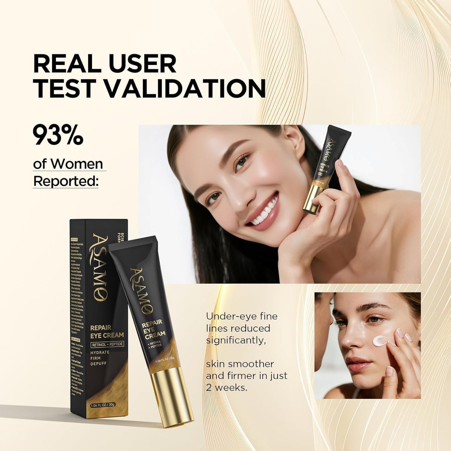 Anti Aging Eye Cream 30ml - Fades Dark Circles Wrinkles