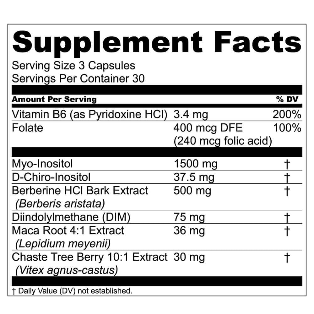 Women's Hormone Balance Supplements 90 Capsules