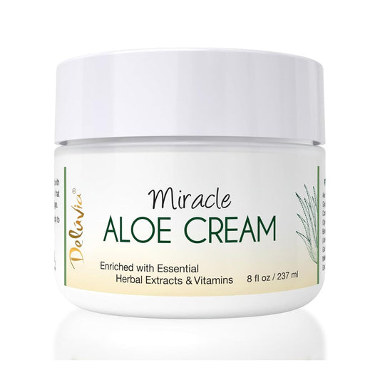 Natural Aloe Vera Body Moisturizer Cream 237ml - Mycosmeticslondon