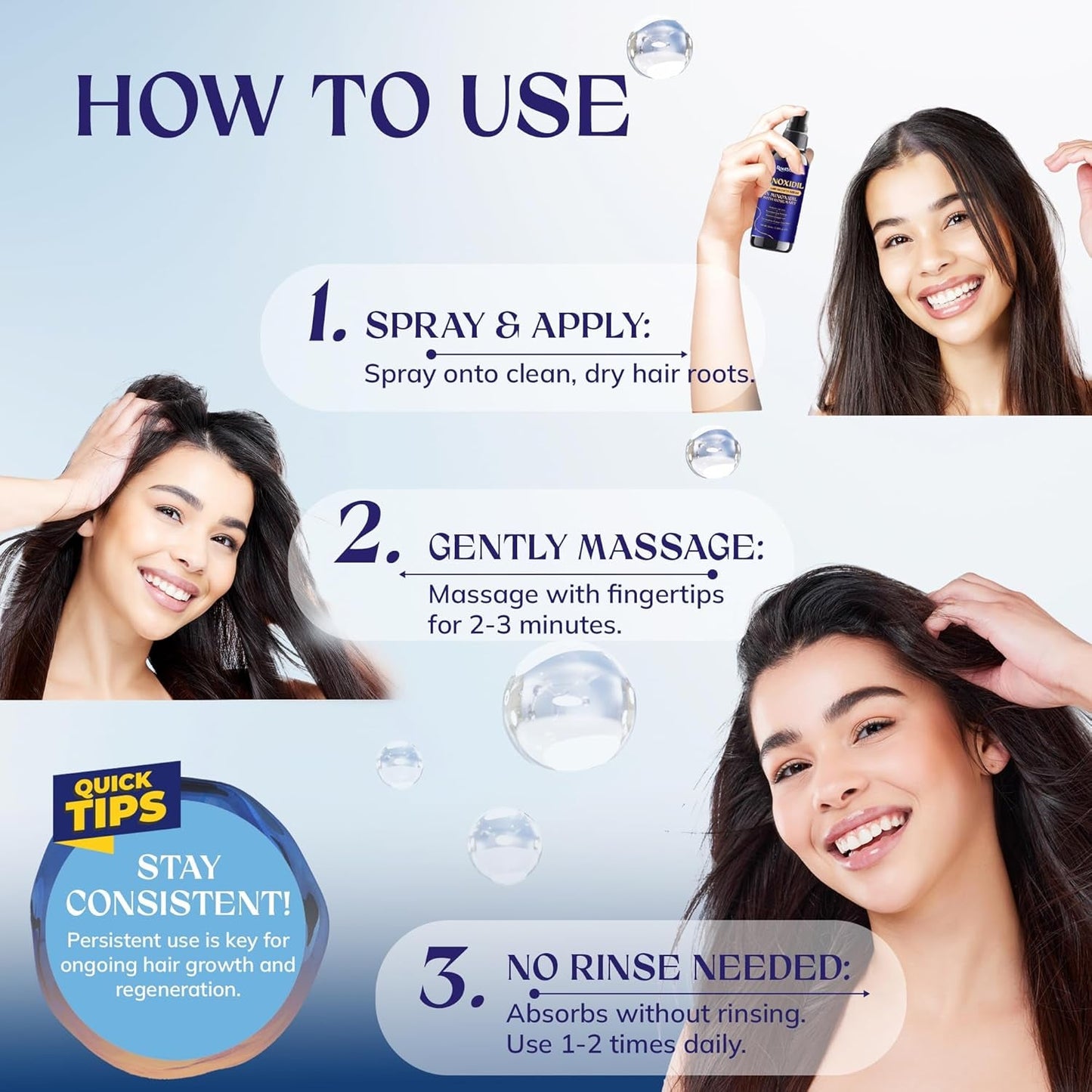 Strong Hair Regrowth Serum for Men and Women