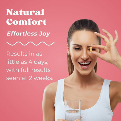 Natural Vaginal Dryness Relief Supplement - 60 Capsules