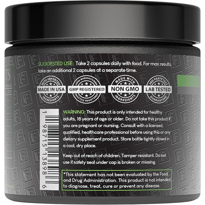 Natural Hair Growth Vitamin Supplements - 120 Capsules