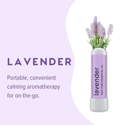 Natural Lavender Oil Stress Relief Inhalers 3 Pack
