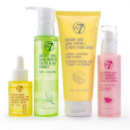 Natural Daily Skincare Routine Kit - 4 Piece Set