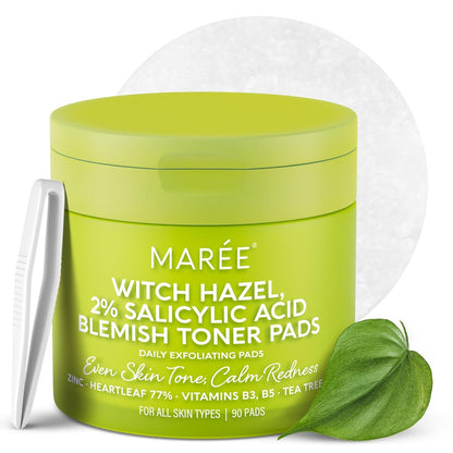 Gentle Exfoliating Toner Pads for Acne Prone Skin - Mycosmeticslondon