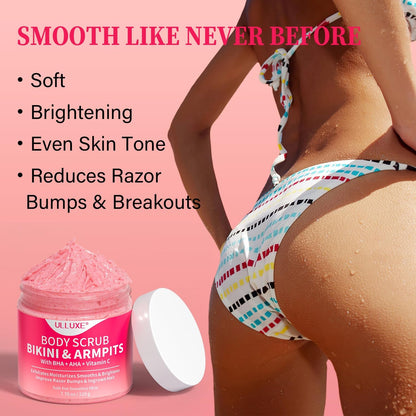 Gentle Exfoliating Body Scrub for Soft Skin 220g
