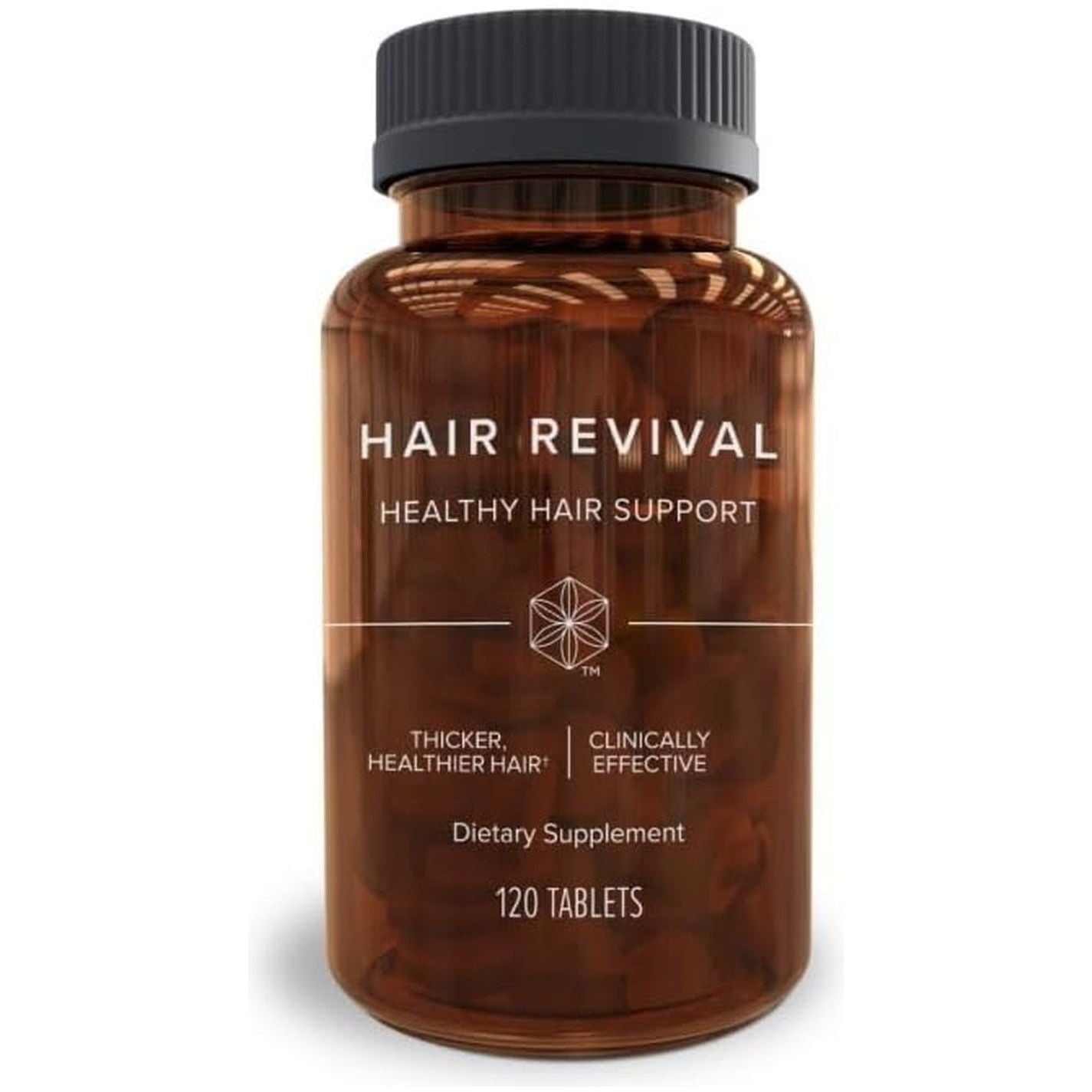 Vital Hair Growth Tablets - 120 Count Natural Supplement - Mycosmeticslondon
