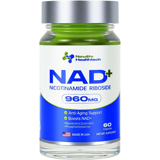 Powerful Anti Aging NAD+ Supplement - 60 Capsules - Mycosmeticslondon