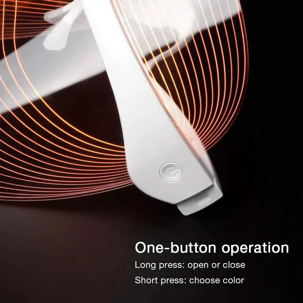 Colorful LED Skin Rejuvenation Face Mask
