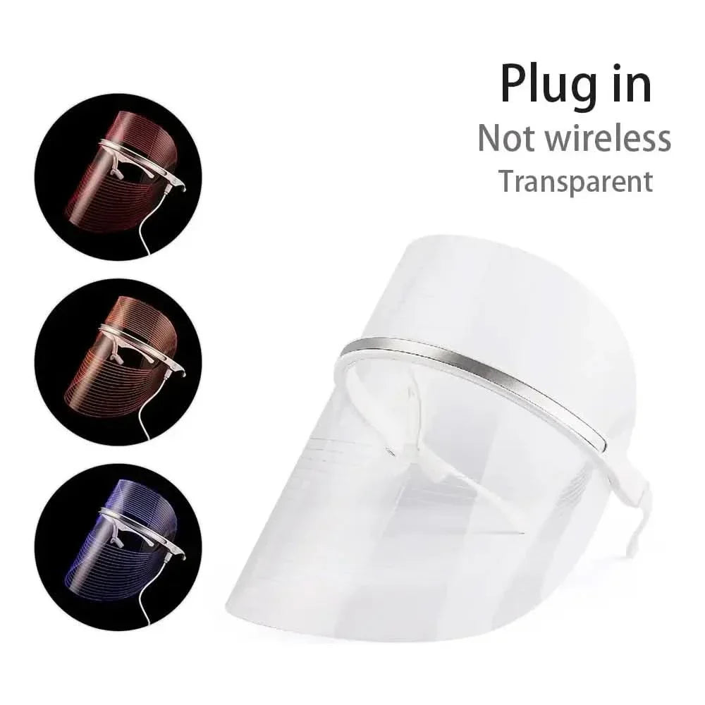 Colorful LED Skin Rejuvenation Face Mask