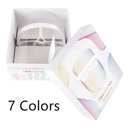 Colorful LED Skin Rejuvenation Face Mask