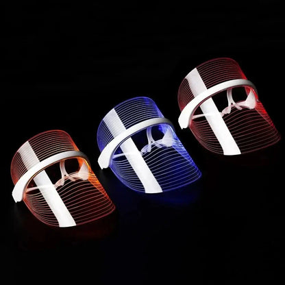 Colorful LED Skin Rejuvenation Face Mask
