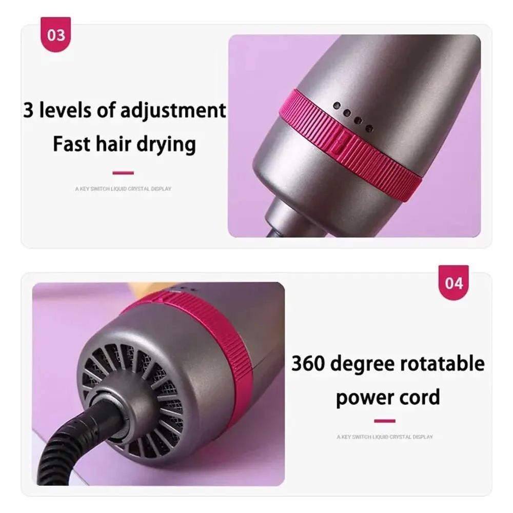 Multi Function Hair Styler Straighten Curl Volumize
