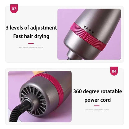 Multi Function Hair Styler Straighten Curl Volumize