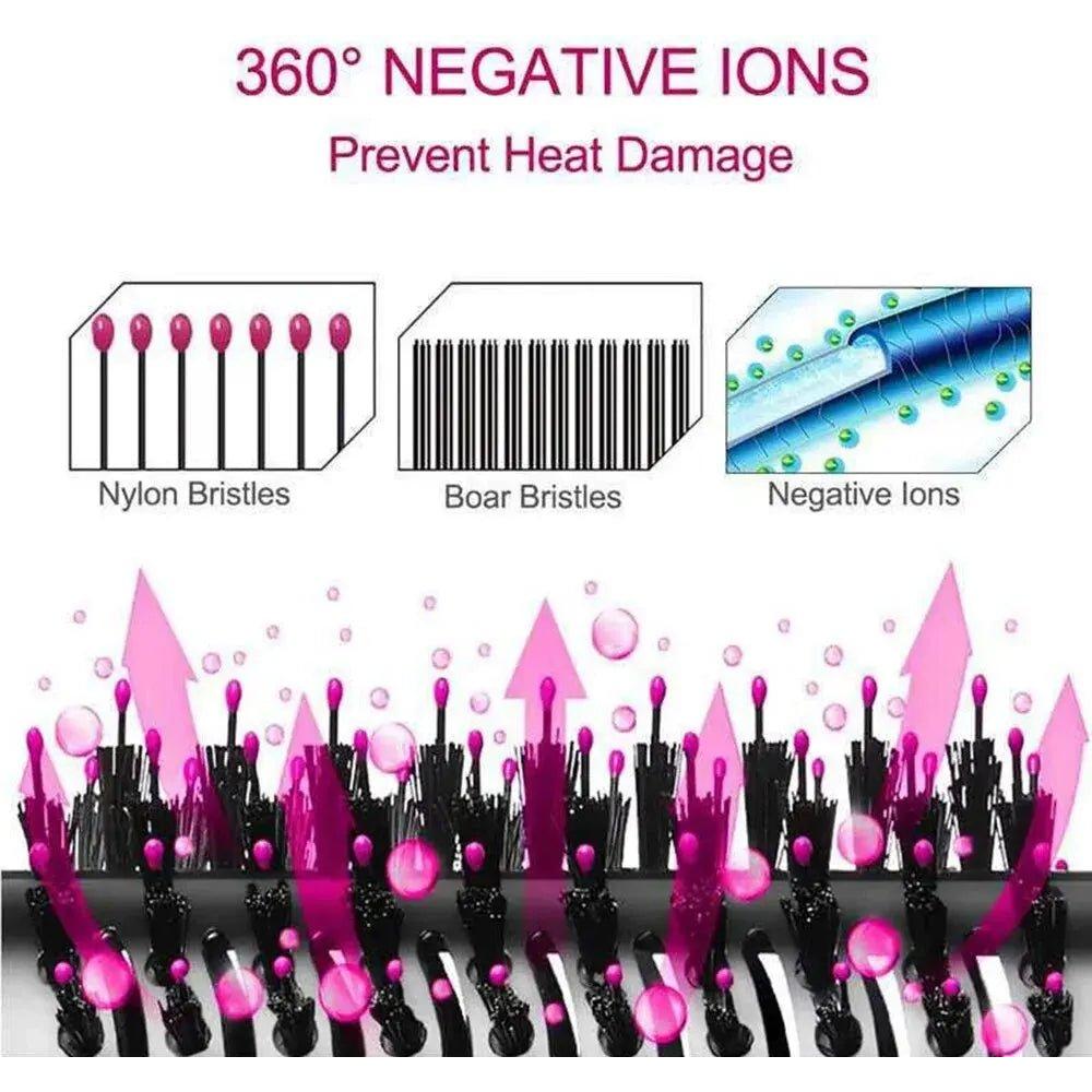 Multi Function Hair Styler Straighten Curl Volumize