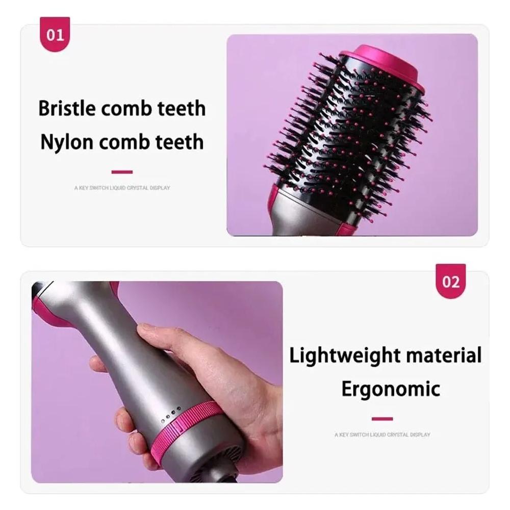 Multi Function Hair Styler Straighten Curl Volumize