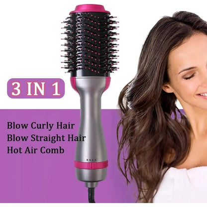 Multi Function Hair Styler Straighten Curl Volumize