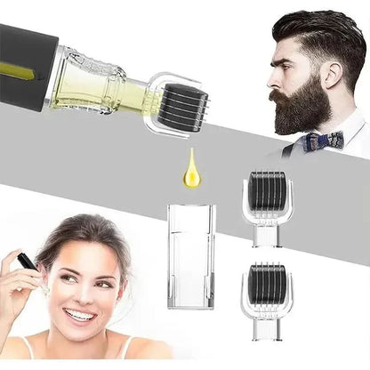 Natural Lip & Beard Enhancer Roller Kit