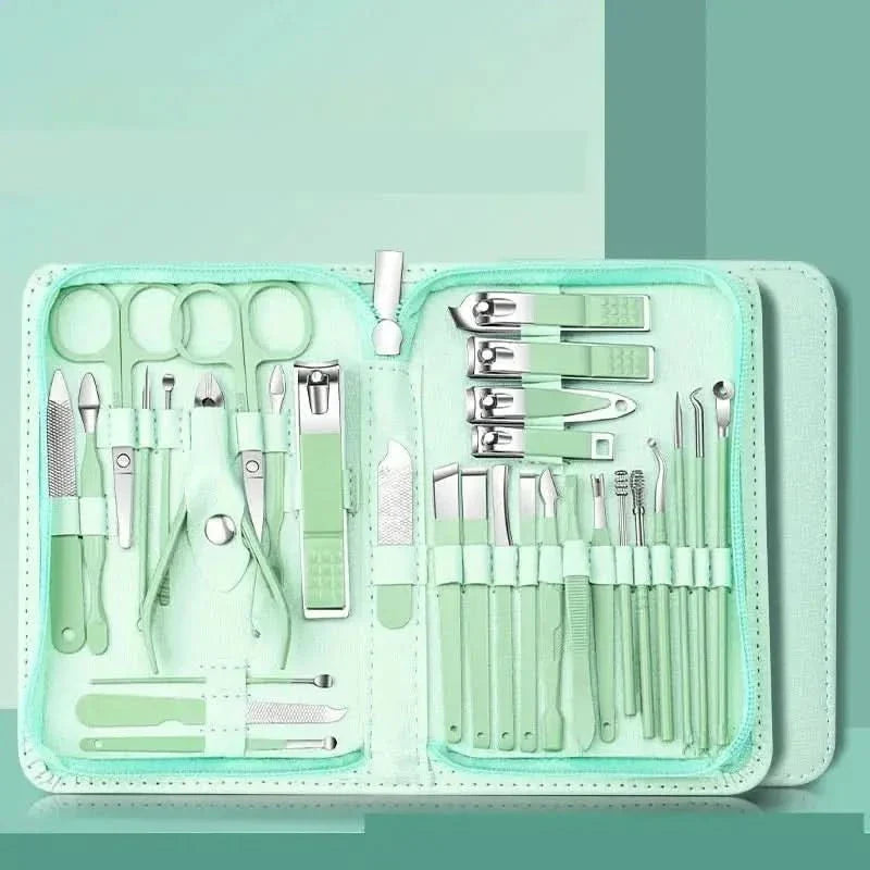 Complete Nail Beauty Kit - Premium 30 Piece Manicure Set