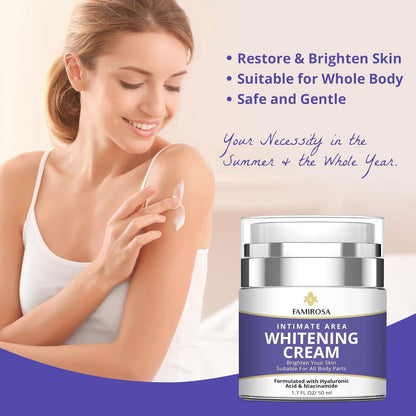 Gentle Skin Brightening Cream for Sensitive Areas