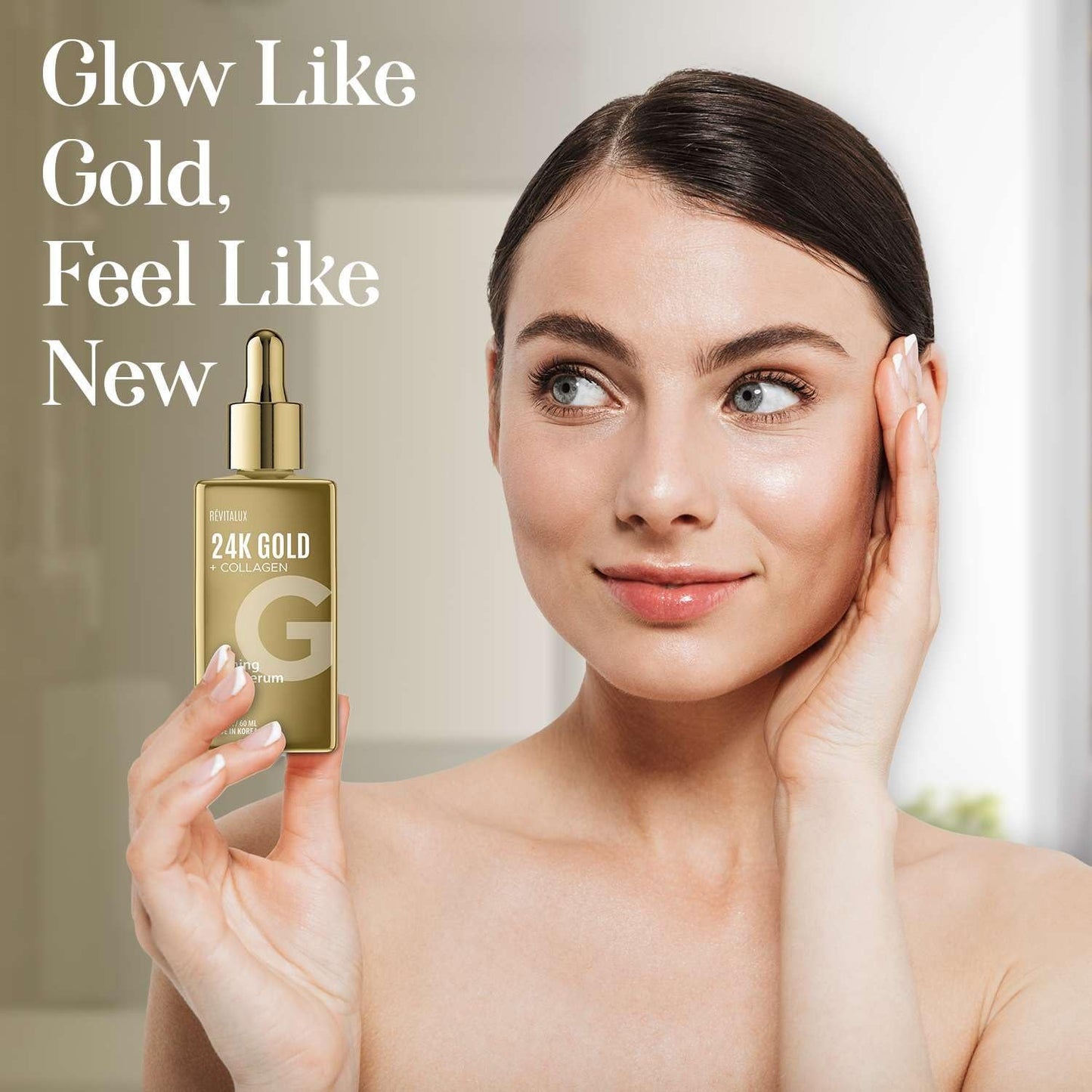 Luxurious Gold Collagen Anti Aging Face Serum 60ml