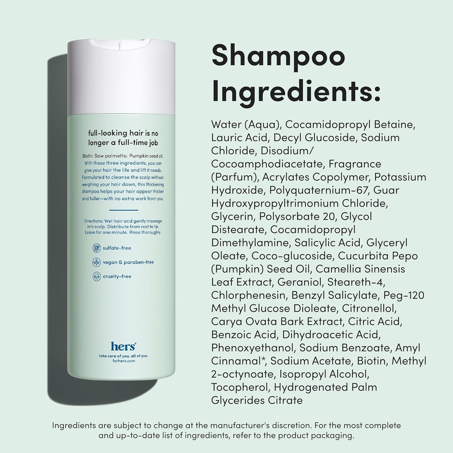 Thickening Hair Growth Shampoo Conditioner Set