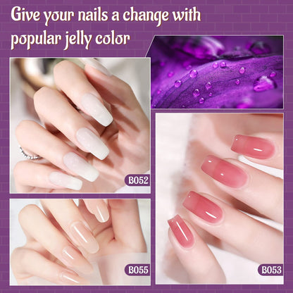 Complete Nail Art Kit with 55 Shades and UV Lamp