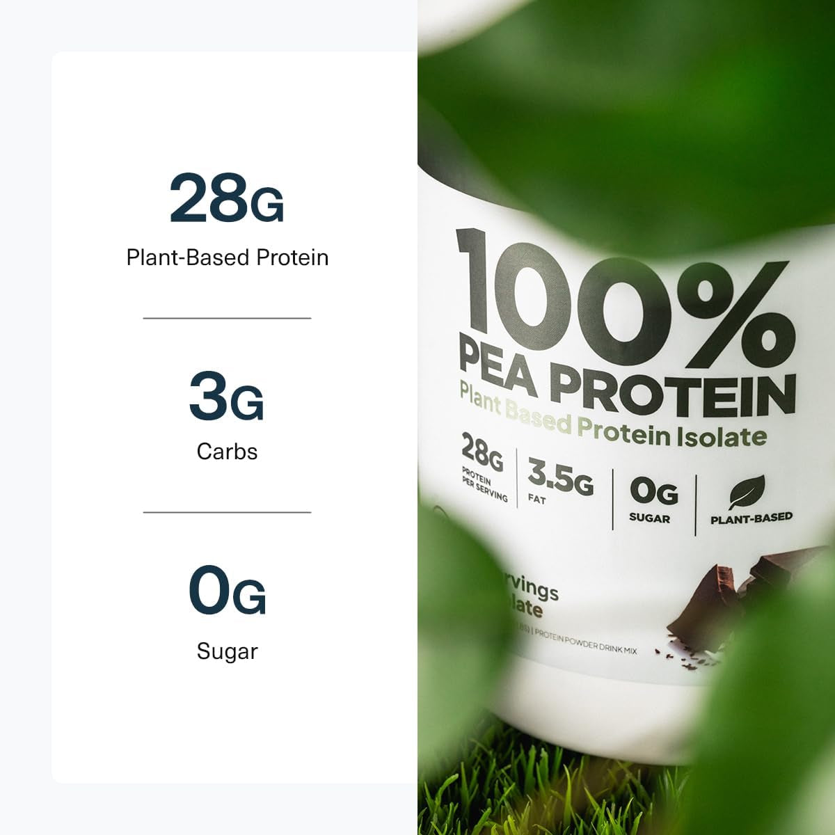 Pure Pea Protein Powder for Muscle Building & Recovery