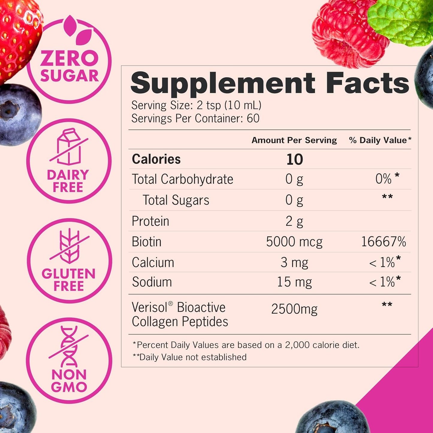 Premium Collagen Drink for Skin, Hair and Nails
