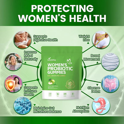 Natural Women's Probiotic Gummies for Vaginal Health