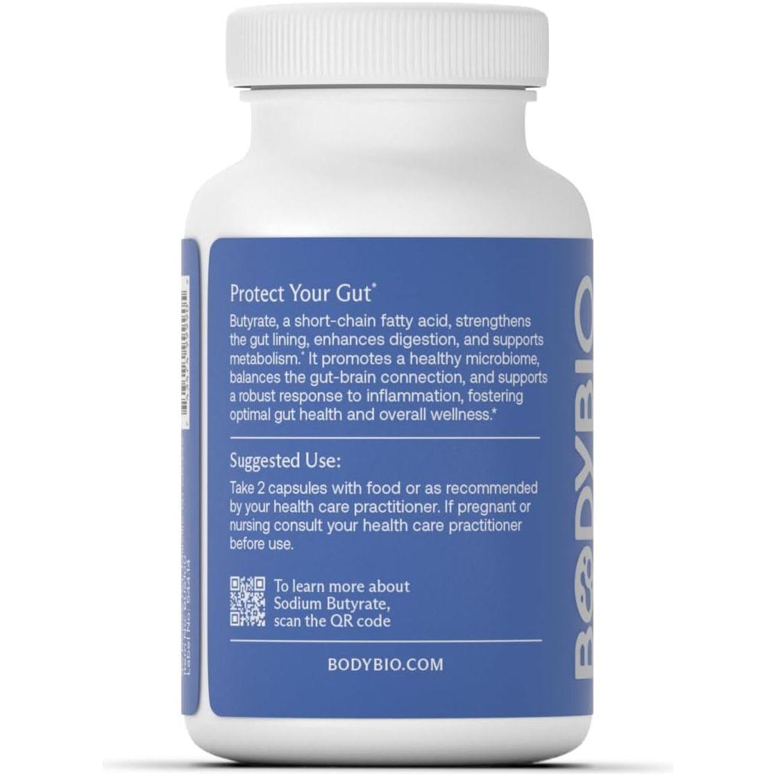 Natural Butyrate Capsules for Gut Health & Digestive Support