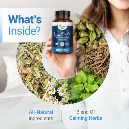 Calming Night Time Sleep Aid - 60 Herbal Capsules